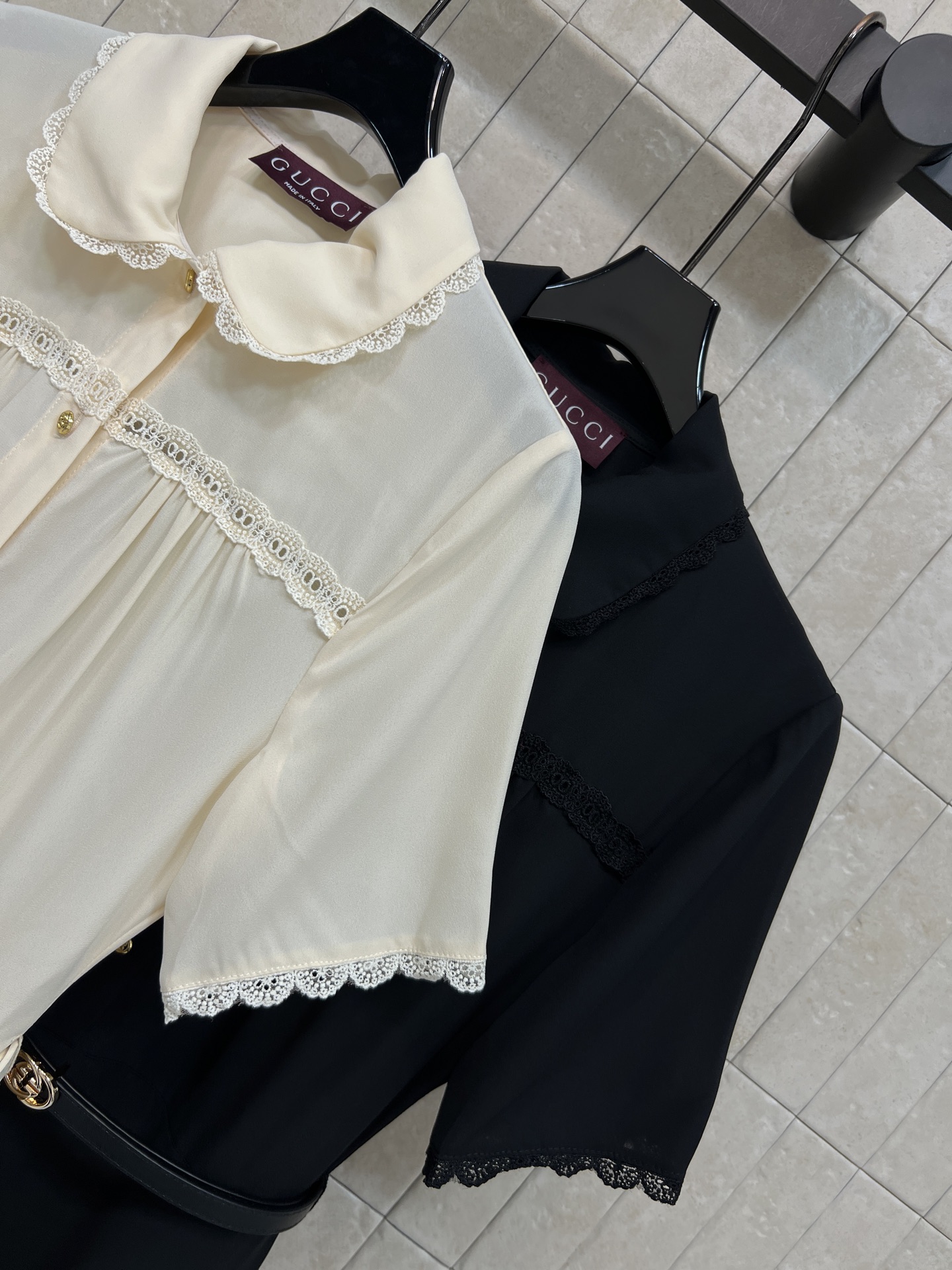 G家 26夏季新款 短袖衬衫长裙 轻薄透气面料 夏天穿超舒服 法式复古风 金属扣 腰带收腰 修饰身材比例