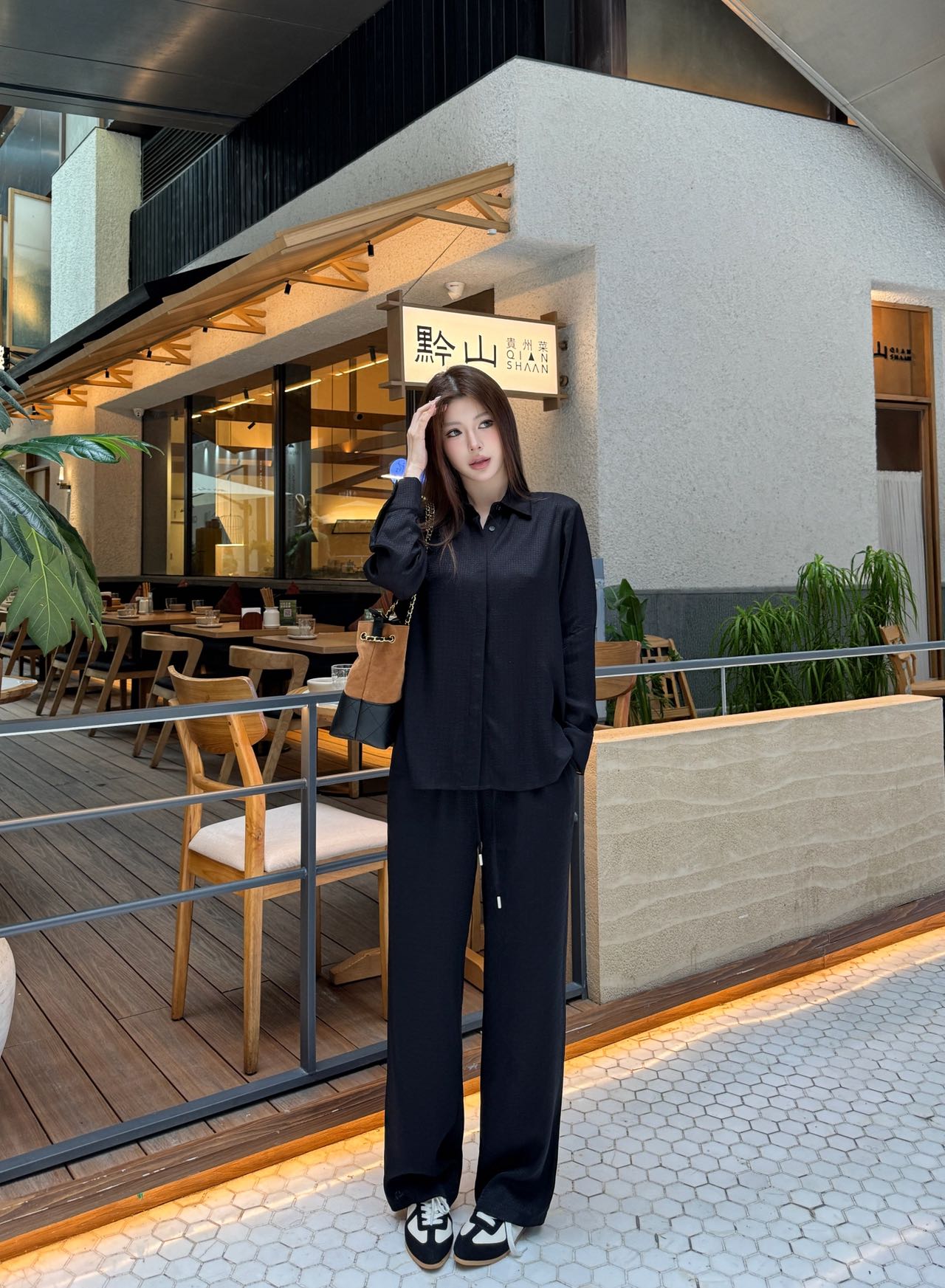NO:927144,shirt trousers p upper body picture,,shirts,19860909衬衫长裤p上身图,,shirts,,Women's clothing