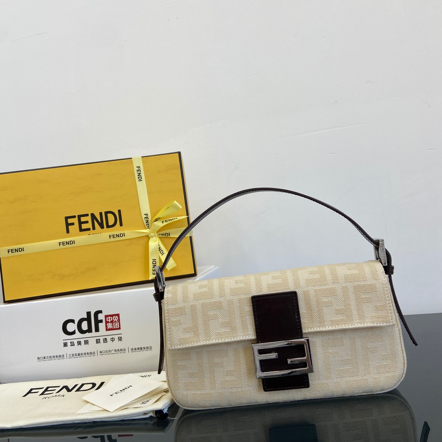 Fendi's new and upgraded model debuts at a premium level.
