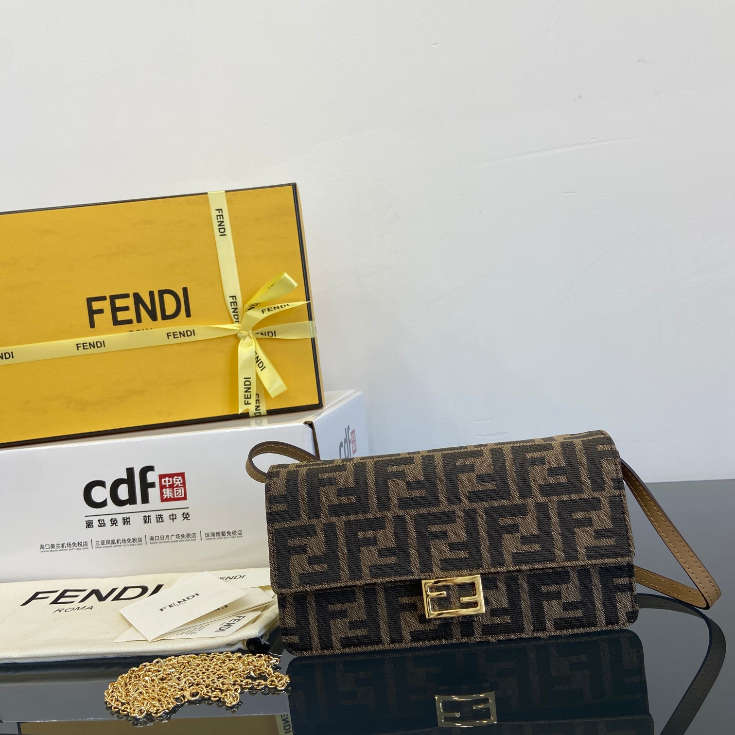 Fendi's new and upgraded model debuts at a premium level.