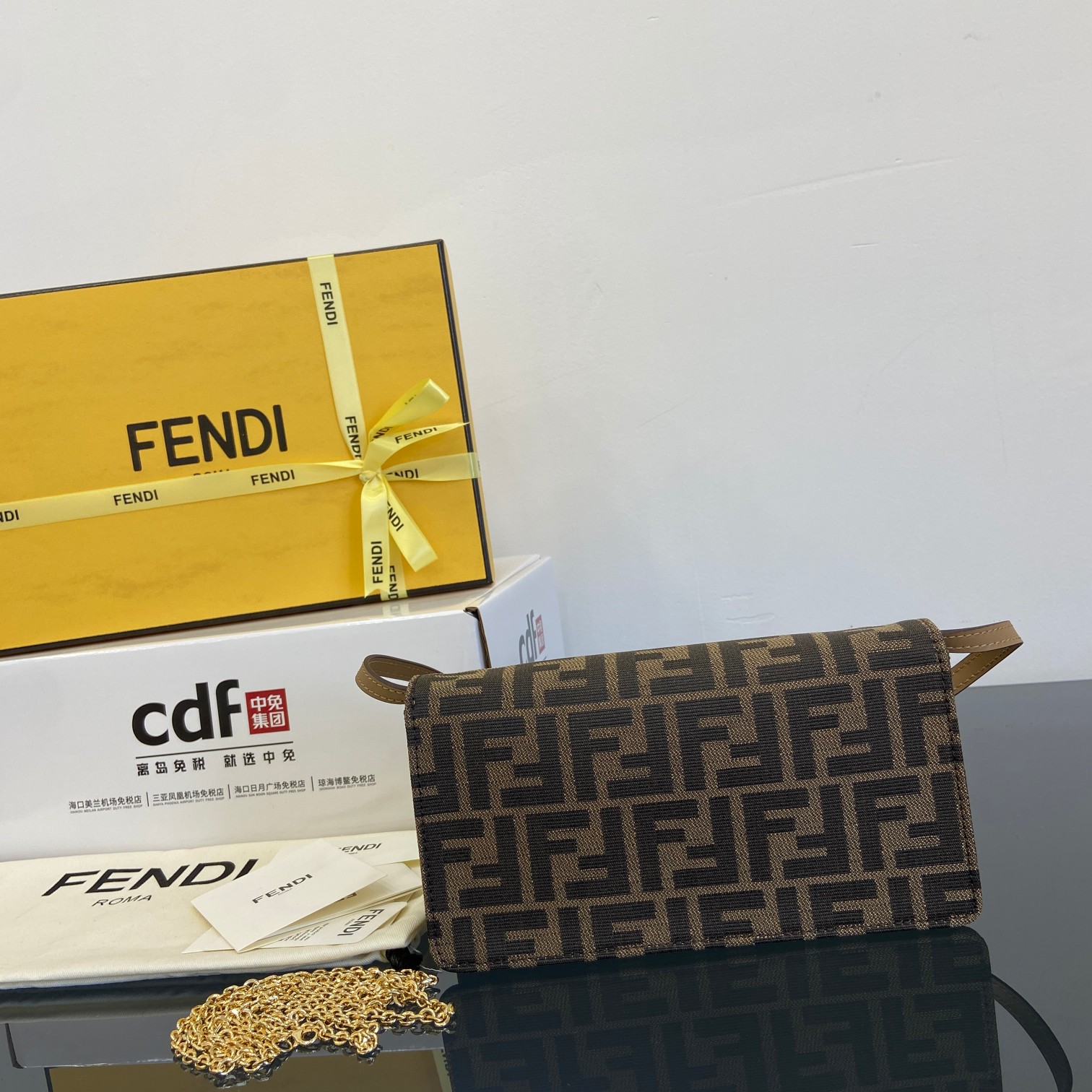 Fendi's new and upgraded model debuts at a premium level.