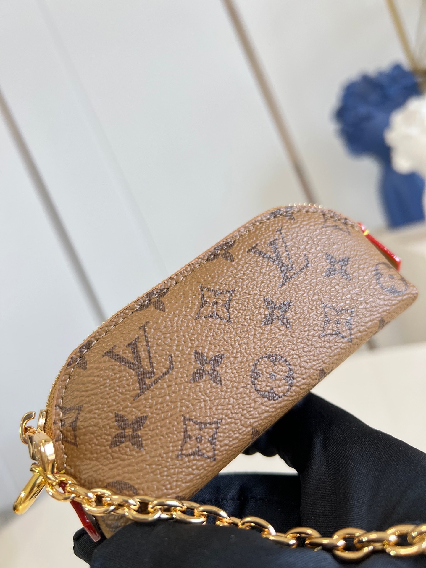 Louis Vuitton Monogram Canvas Lipstick Case Bag Charm M25694