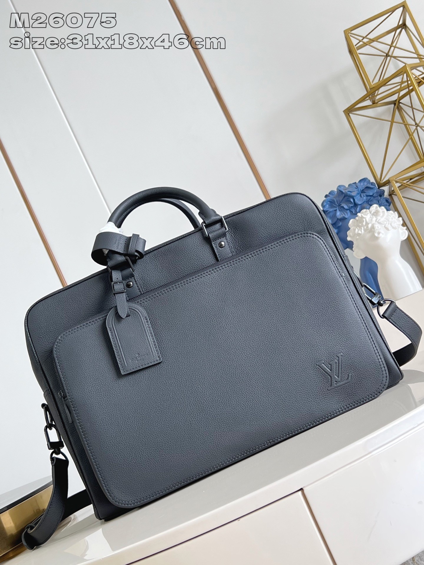 Louis Vuitton Weekender Bag in Waxed Cowhide Leather - Business Travel Ready