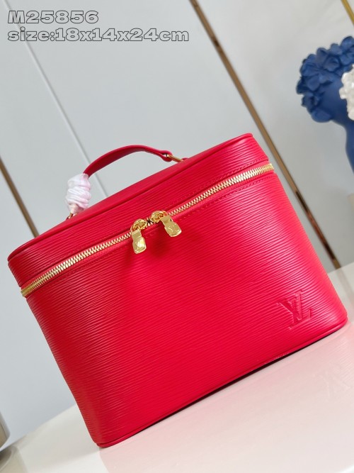 Louis Vuitton Nice BB Bag Red Epi Leather Vanity Travel Case M25856 15 Louis Vuitton Nice BB Bag Red Epi Leather Vanity Travel Case M25856