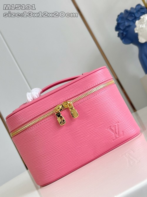 Louis Vuitton Nice Mini Vanity Case Epi Leather Pink M15191 16 Louis Vuitton Nice Mini Vanity Case Epi Leather Pink M15191