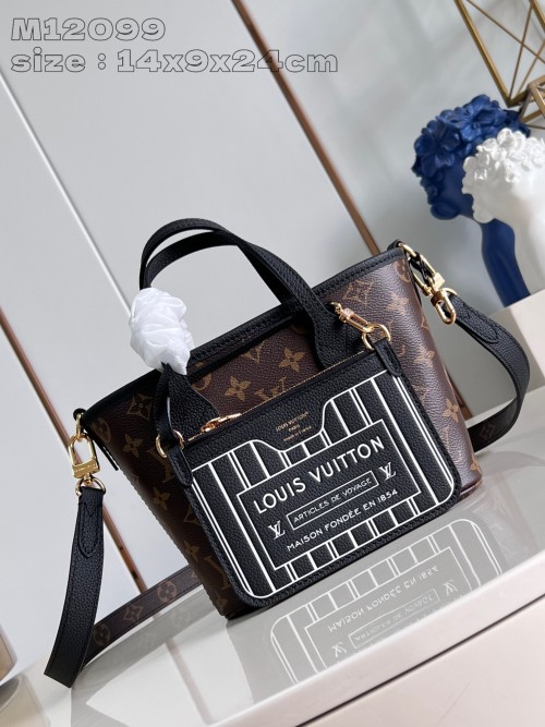 Louis Vuitton Neverfull Bandouliere Inside Out BB Handbag - Iconic Design 1 Louis Vuitton Neverfull Bandouliere Inside Out BB Handbag - Iconic Design