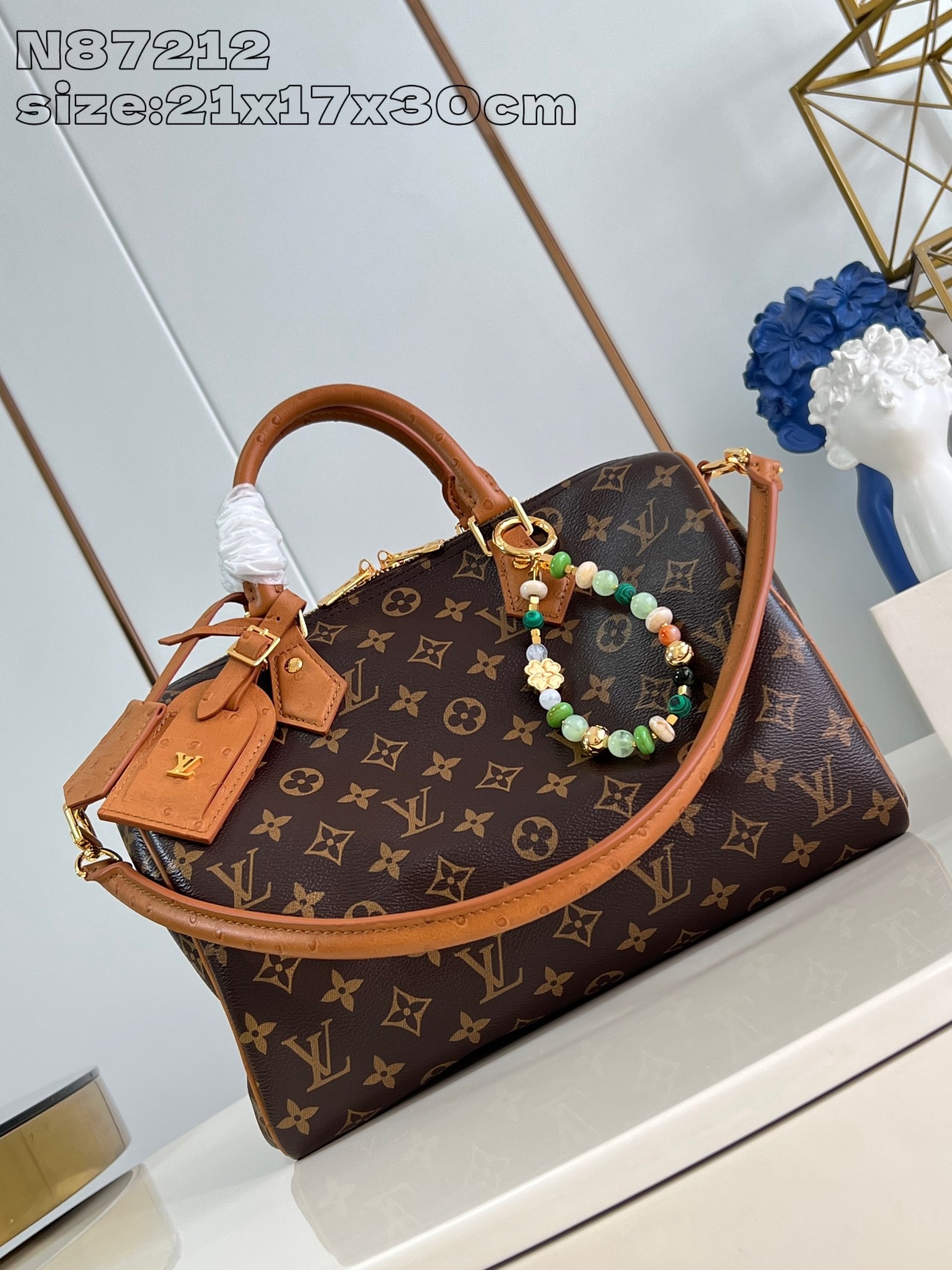 Louis Vuitton Speedy Soft 30 Boho Bag Monogram Canvas N87212