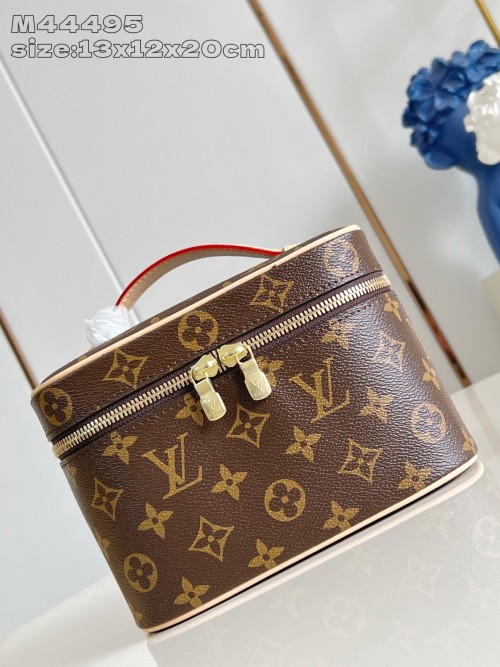 Louis Vuitton Nice Mini Monogram Canvas Vanity Case Travel Bag M44495 19 Louis Vuitton Nice Mini Monogram Canvas Vanity Case Travel Bag M44495