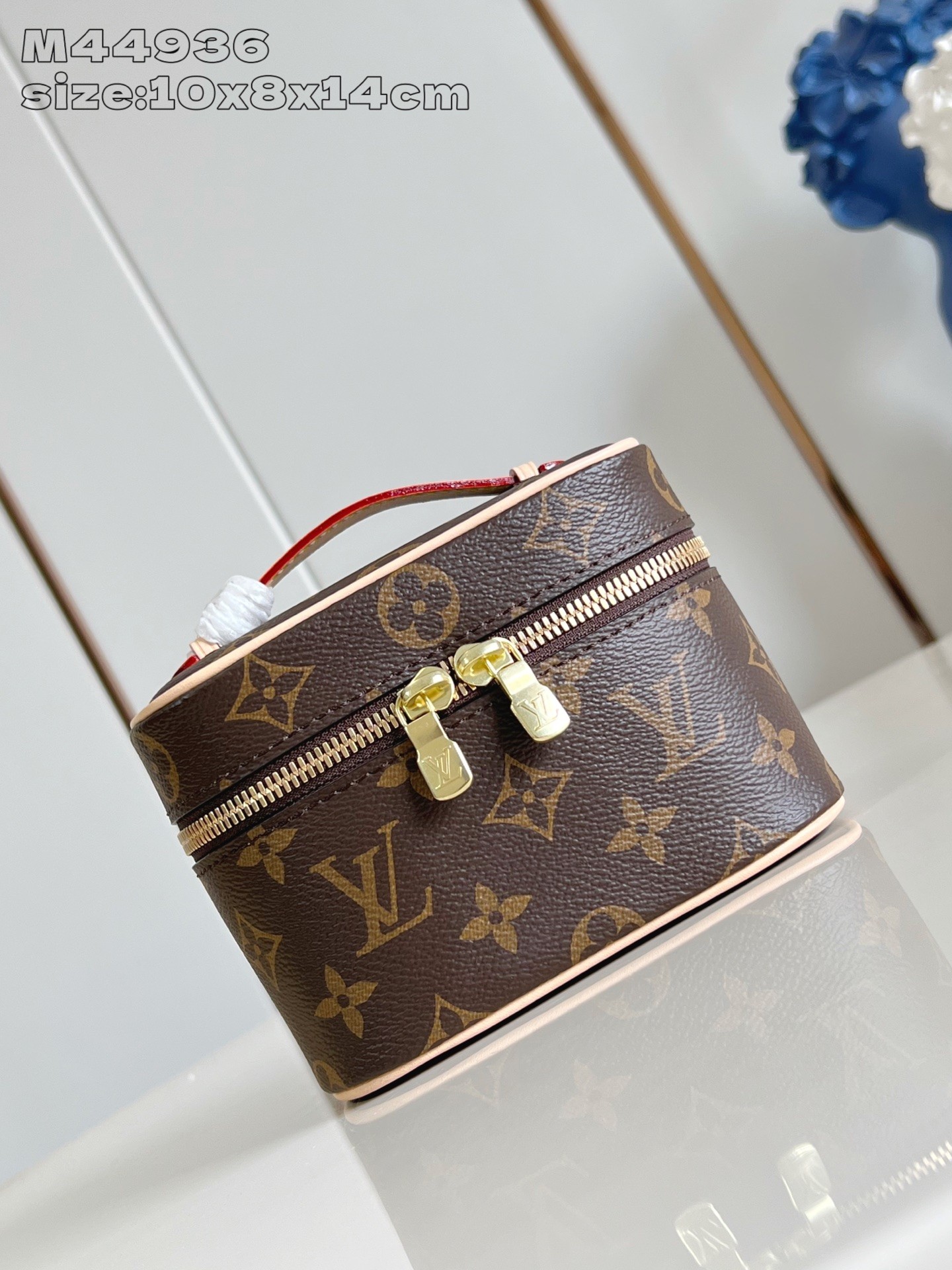 Louis Vuitton Nice Nano Monogram Canvas Vanity Bag - Compact & Stylish