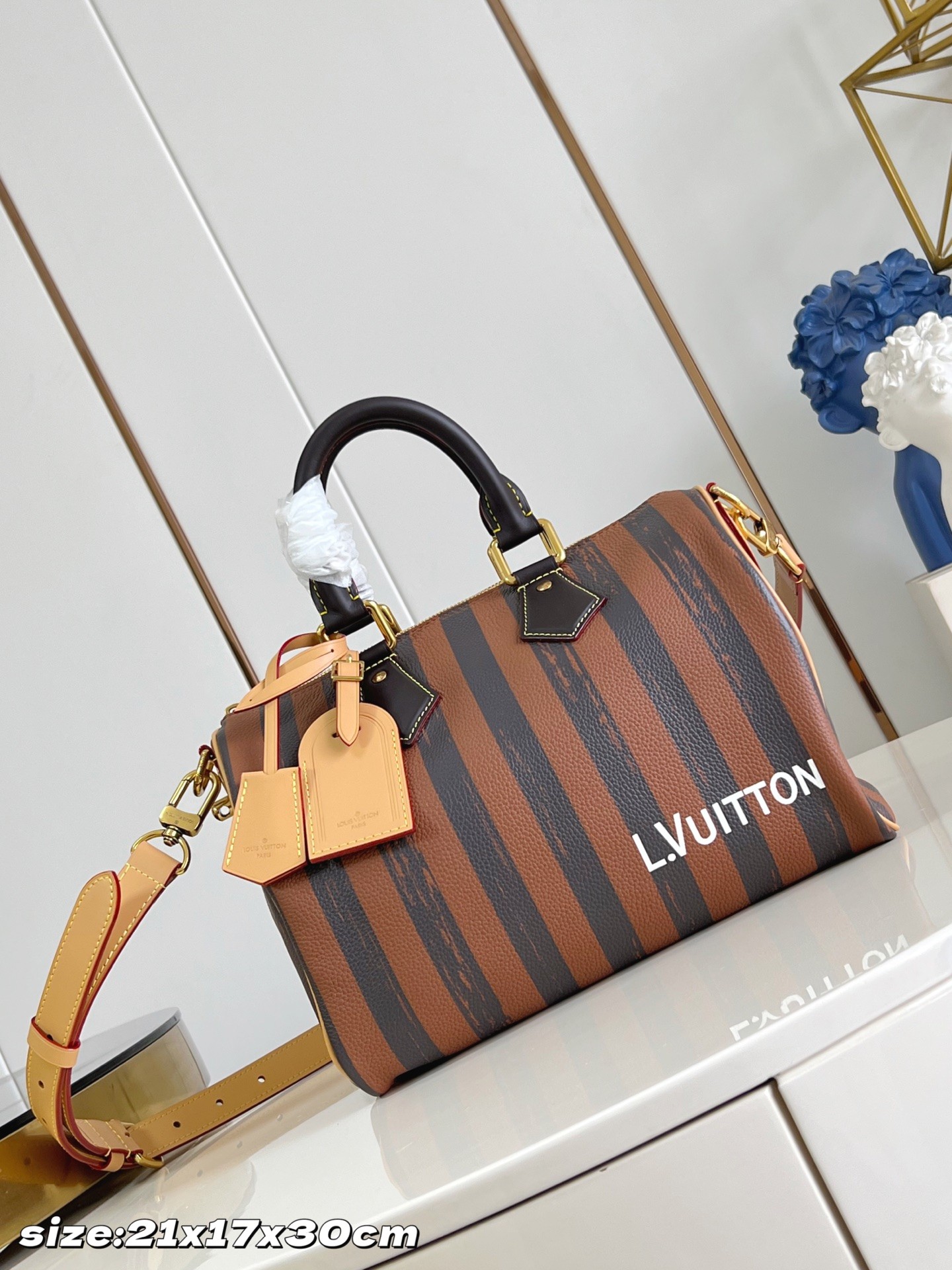 Louis Vuitton Speedy Soft 30 Crafty Handbag - Brown Monogram Coated Canvas