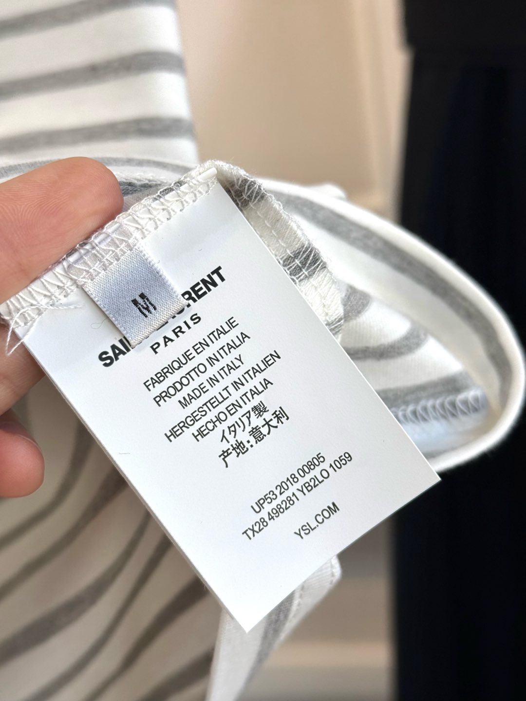 slP春夏新款 刺绣条纹短袖T恤丨独家高版出品！高级定制面料 条纹配色小字母刺绣点缀巨好看 时髦洋气减龄