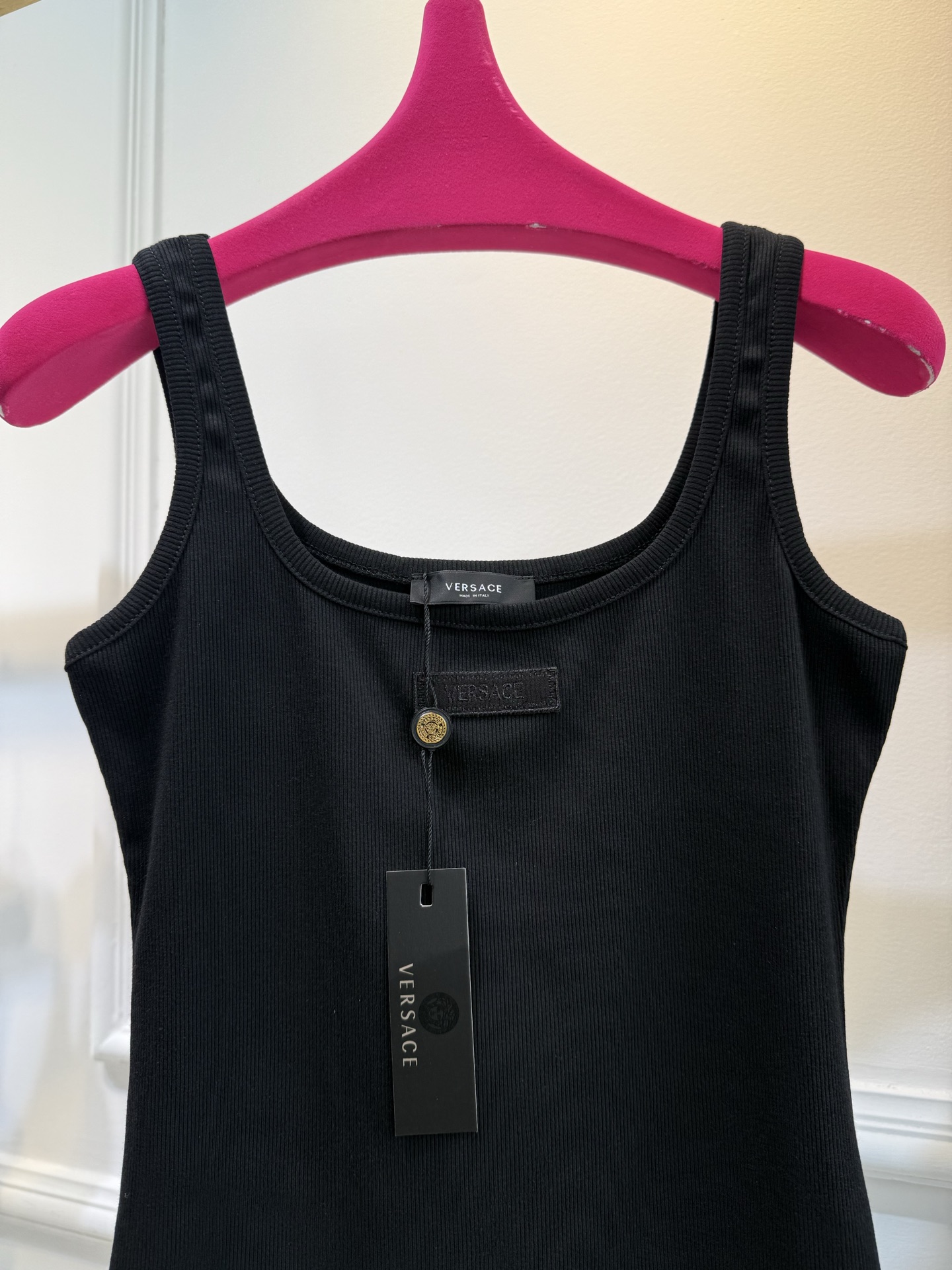 versa*贴布背心
纯棉，高弹布料~透气舒适
尺码SML，¥