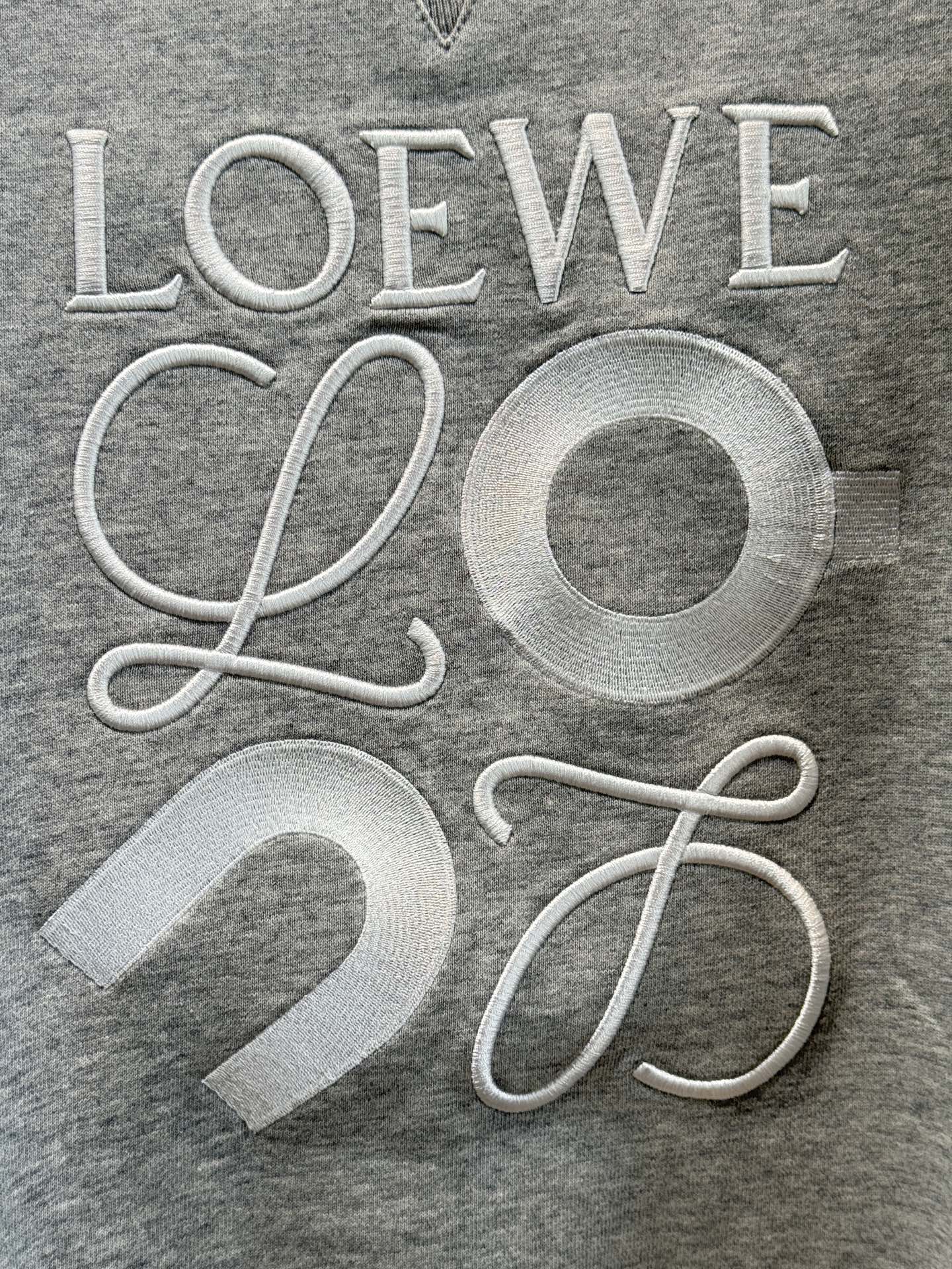 LOEW*圆领卫衣，•颜色：选用柔和的粉色，甜美且充满少女感，在视觉上给人温馨、柔和的感觉，比较适合春秋