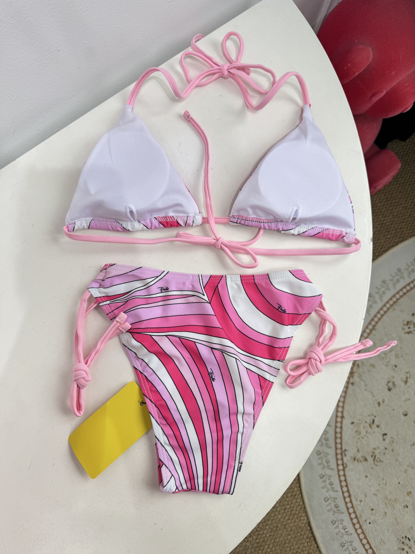 Pucci Iride 印花度假泳衣套装（比基尼+真丝方巾3件套 不拆分卖⚠️所有泳衣拒绝任何理由退换⚠