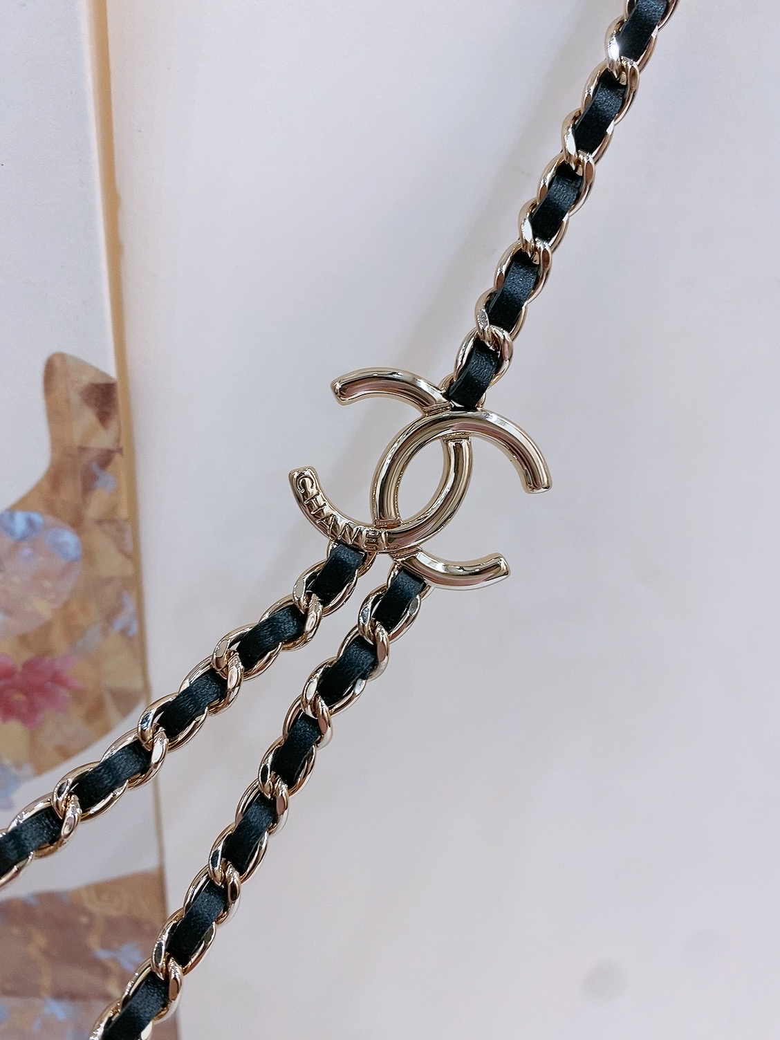 -chanel 25c金色金属、小牛皮 浅金、银 经典2色. 黄铜材质 重工手工腰链 精致（均码）