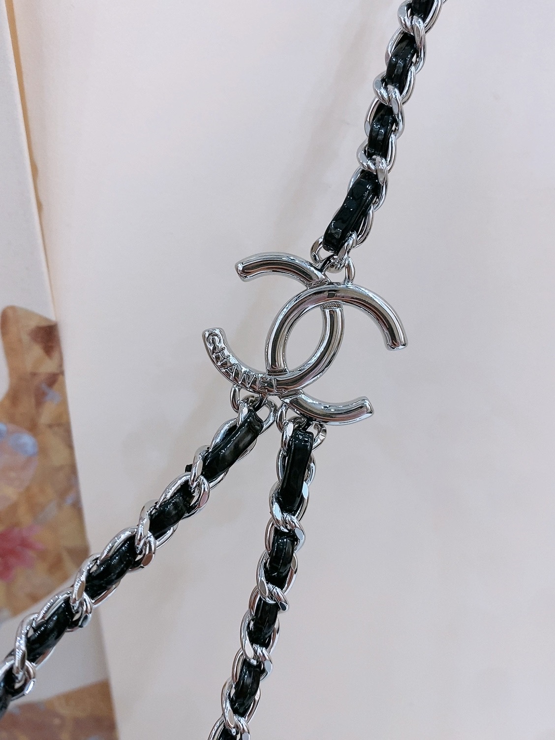 -chanel 25c金色金属、小牛皮 浅金、银 经典2色. 黄铜材质 重工手工腰链 精致（均码）