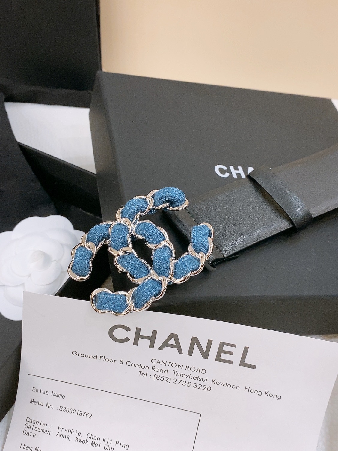 [Chanel Belts]Chanel Fragrance New Ladies BeltClassic double C-buckle desig