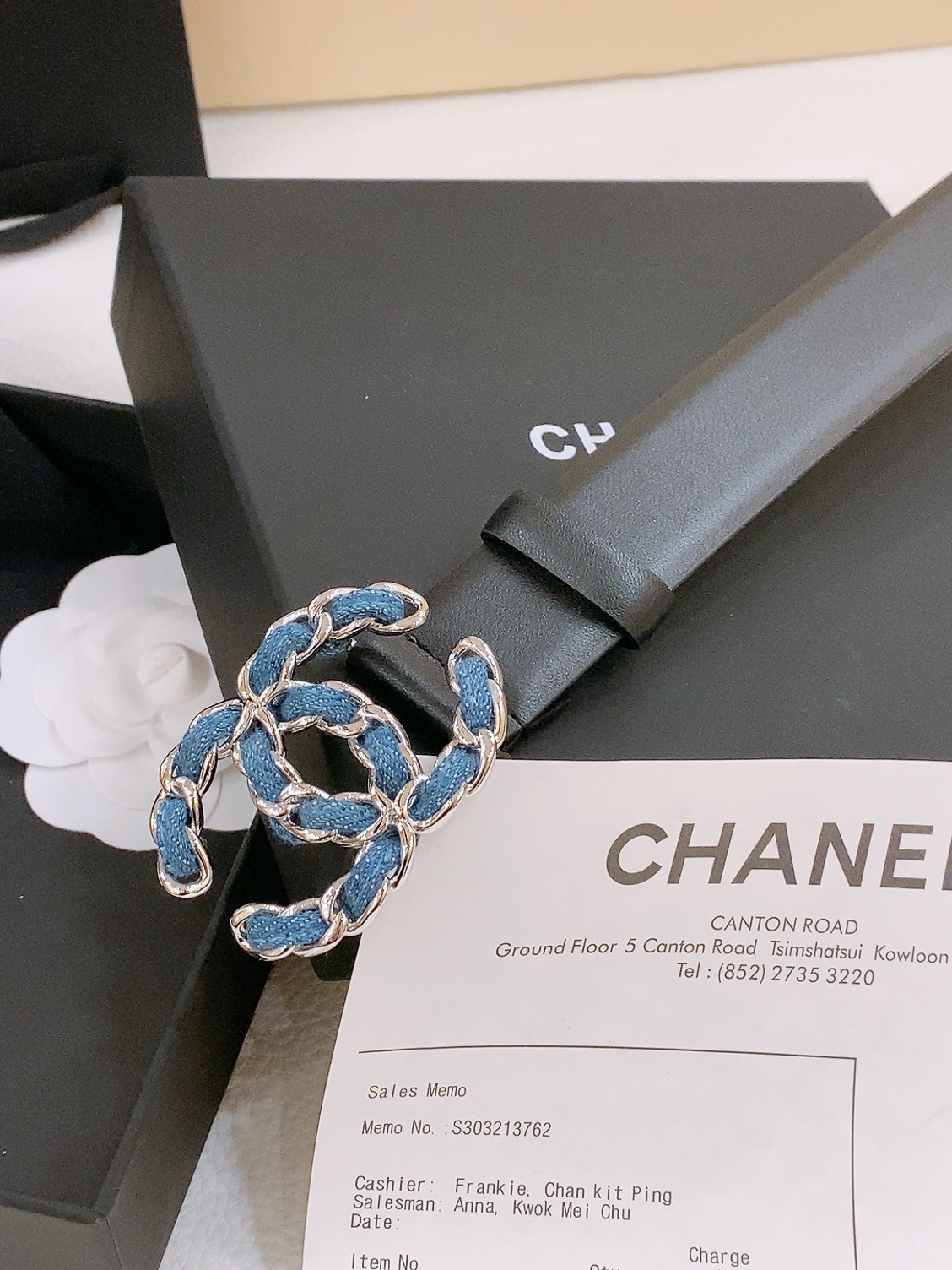 [Chanel Belts]Chanel Fragrance New Ladies BeltClassic double C-buckle desig