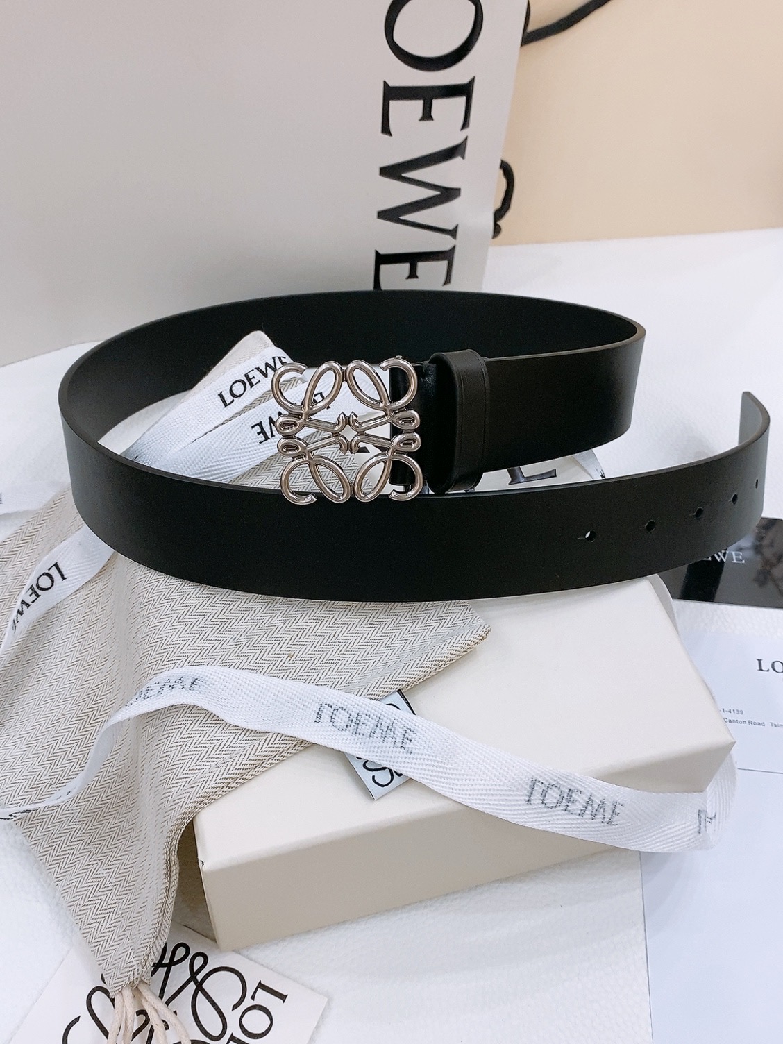 [Loewe Belts]Luo Yiwei LOEWE newClassic vegetable tanned cowhide leather s