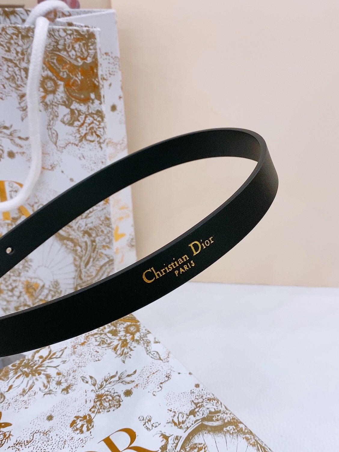  - dior 鎏金扣 这款 Diorpolytechnique 腰带是发布秀的标志性款式，彰显现代优雅