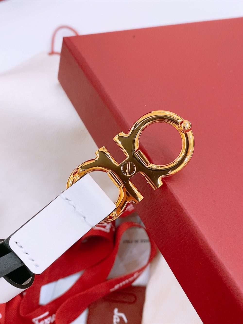 “Stylish 1.5 cm Classic Gancio Belt Purchase for Ms. Filagemu” - 图片 4