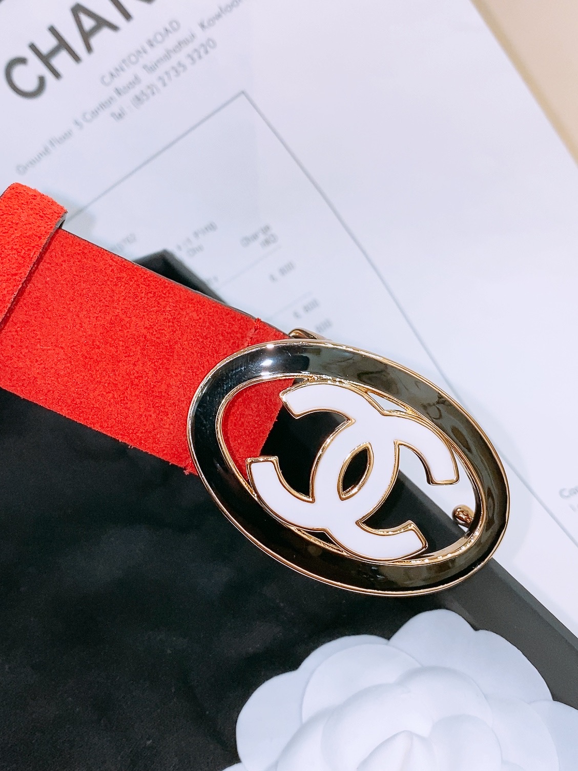 -Chanel 小牛皮 与 羊皮 黄铜金属 手感柔软 舒适 3.0cm 