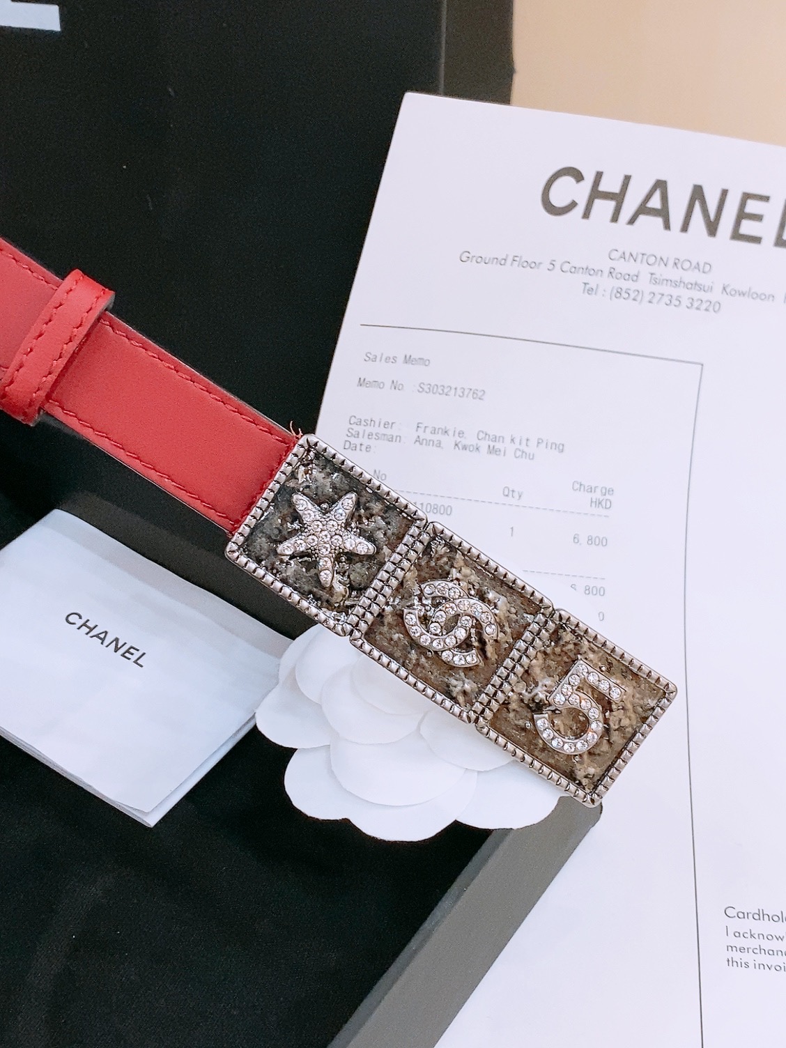 -Chanel 小牛皮 与 羊皮 黄铜金属 手感柔软 舒适 2.0cm 