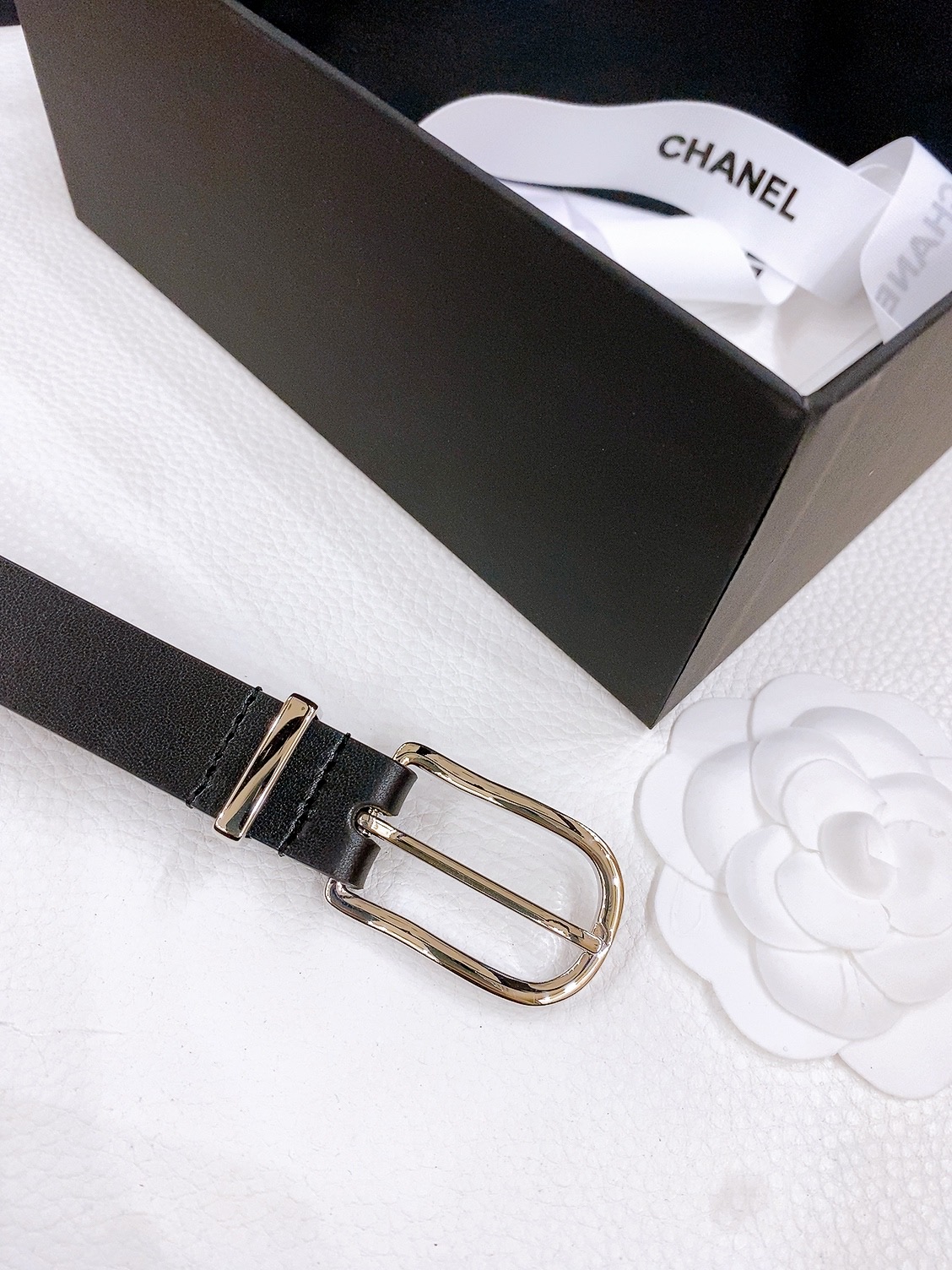 -香奶奶
Chanel 链条针扣 进口小牛皮腰带 黄铜金属 手感柔软 细腻 2.0cm