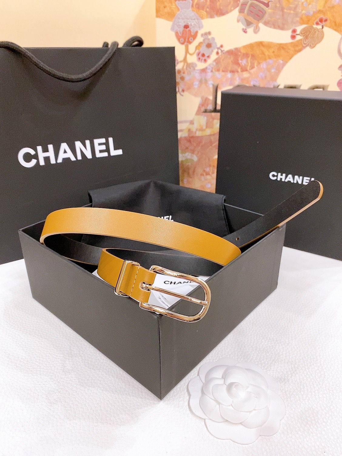 -香奶奶
Chanel 链条针扣 进口小牛皮腰带 黄铜金属 手感柔软 细腻 2.0cm