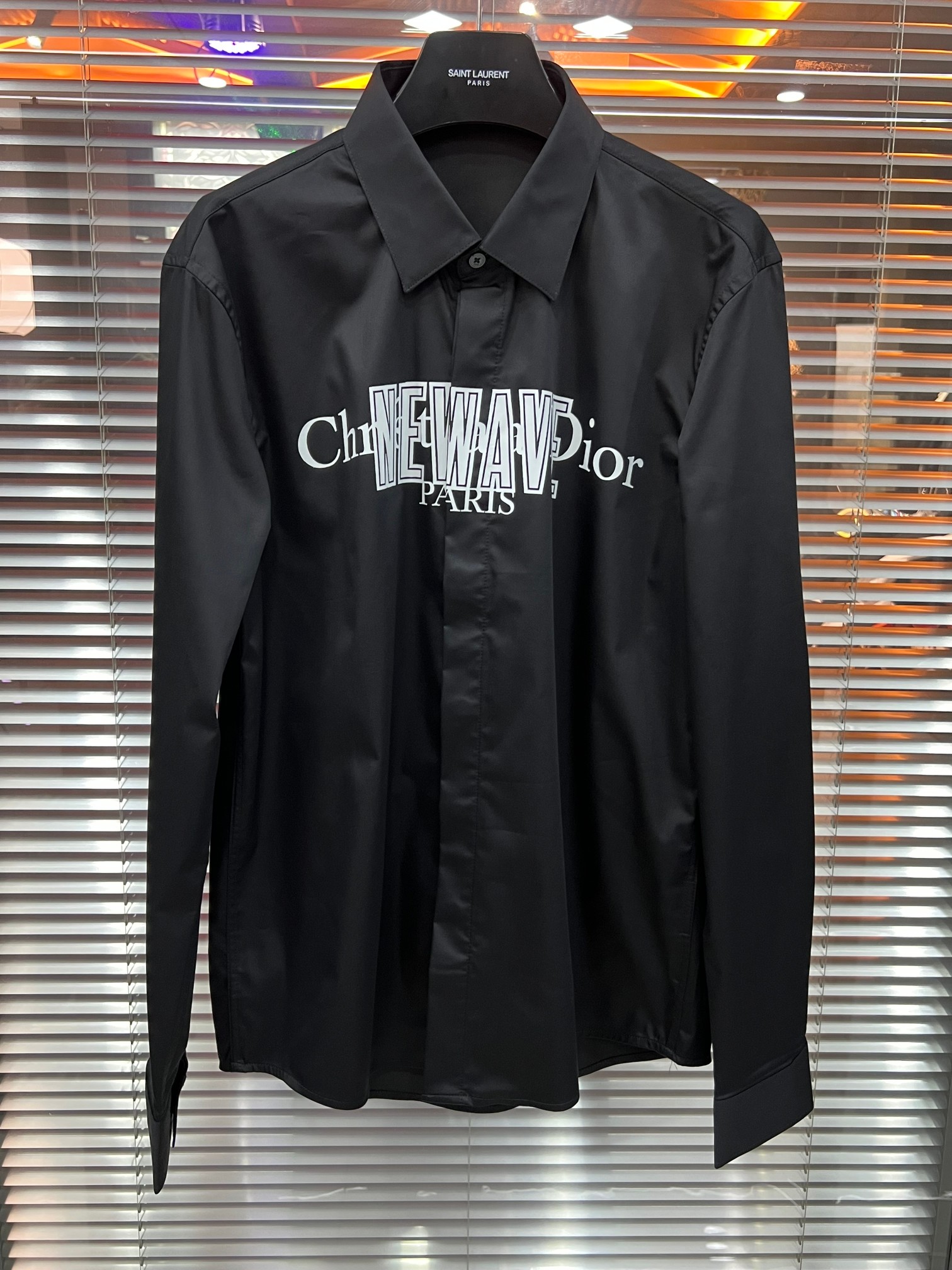 NO:853962,D*26 new black long-sleeved shirt with printed letter pattern Code number: 38 39 40 41 42, Dior-clothing, dior, shirts,19860909D*26新款印花字母图案黑色长袖衬衫 码数:38 39 40 41 42,迪奥-服装,dior,shirts,,Women's clothing