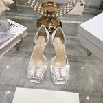 Dior Sandals Single Layer Shoes for sale online
 Genuine Leather Patent Sheepskin Spring/Summer Collection Vintage