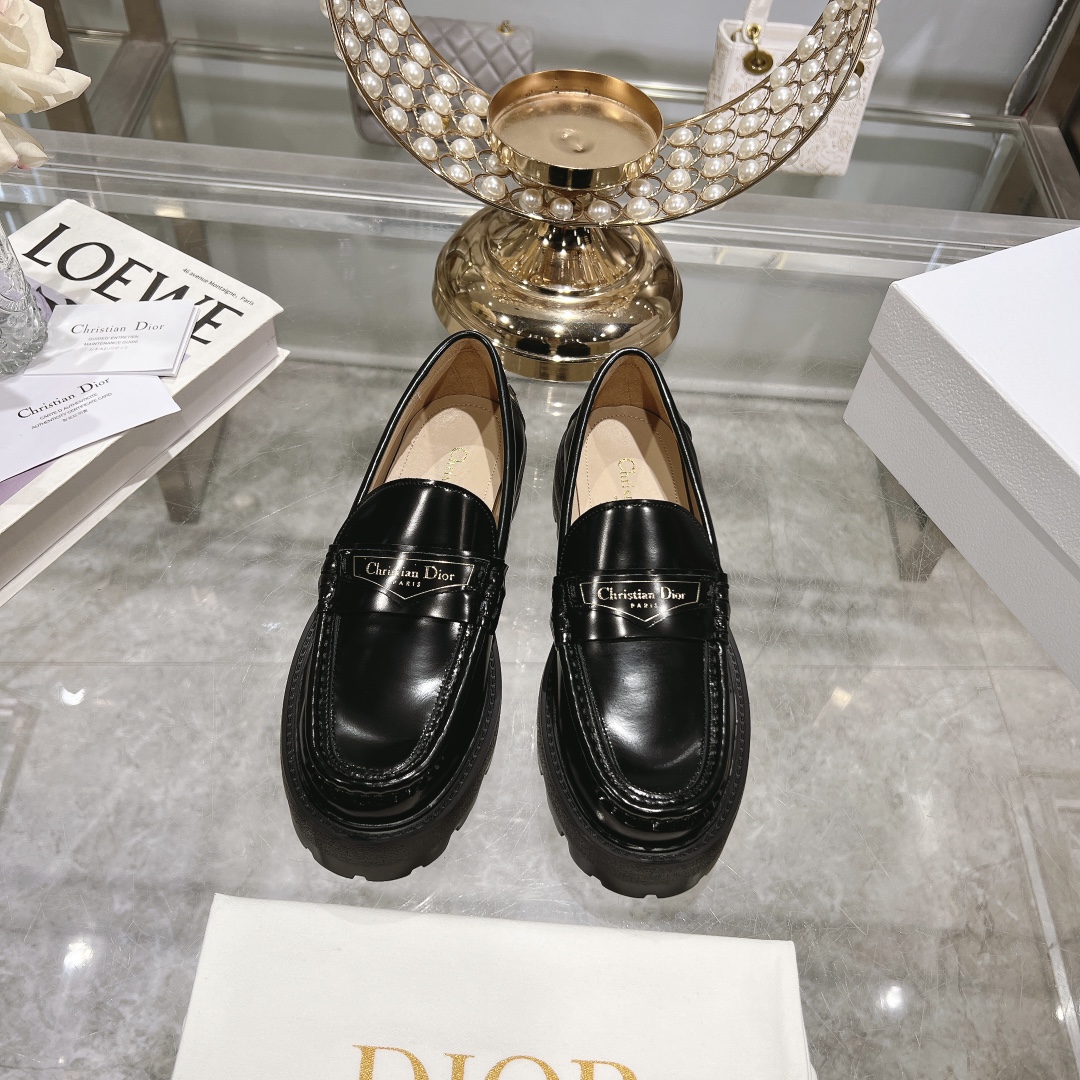Dior Shoes Loafers Cheap Replica
 Cowhide Fashion