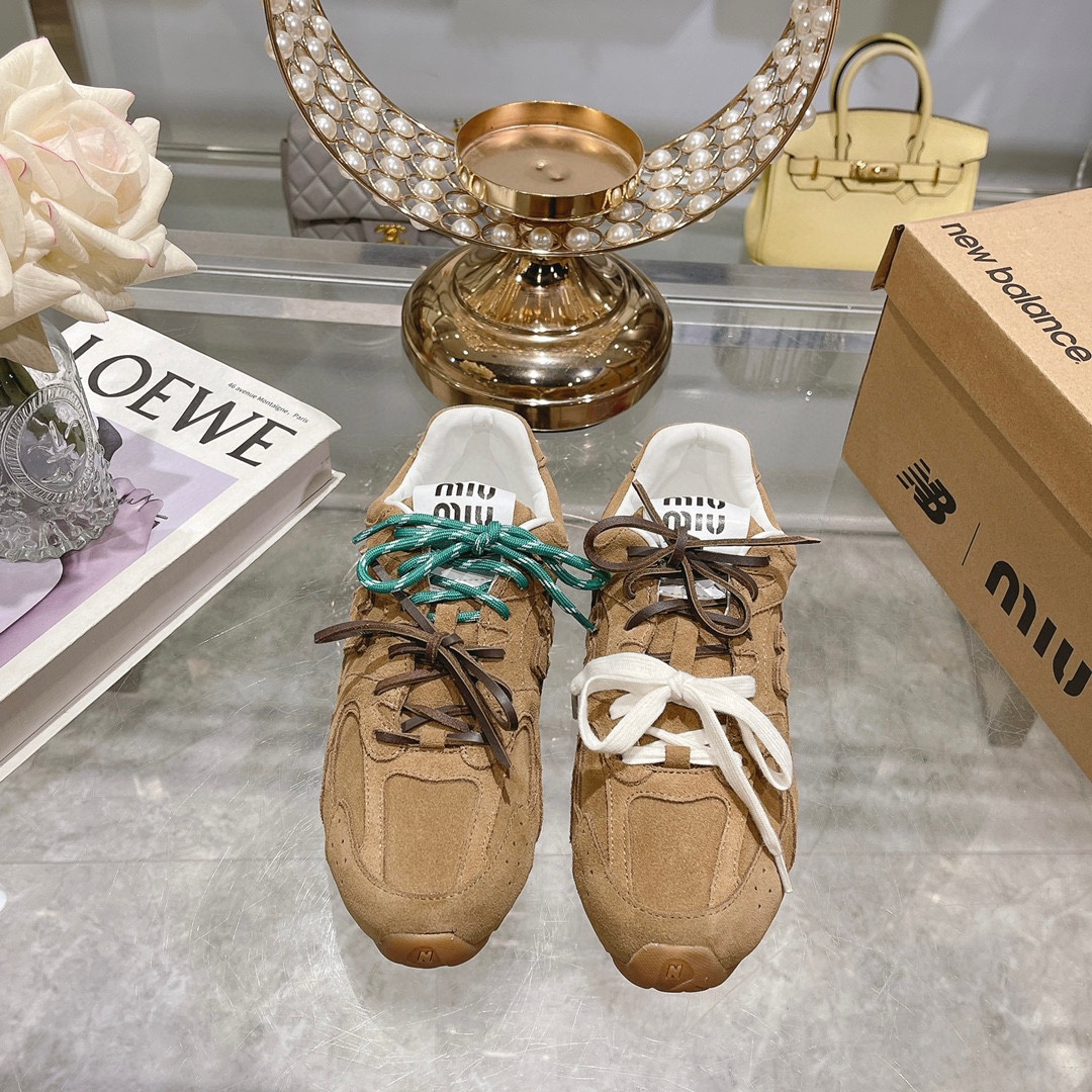fábrica Miu Miu x New Balance NB530 Zapatillas deportivas casuales para pareja Zapatillas Forrest Gu