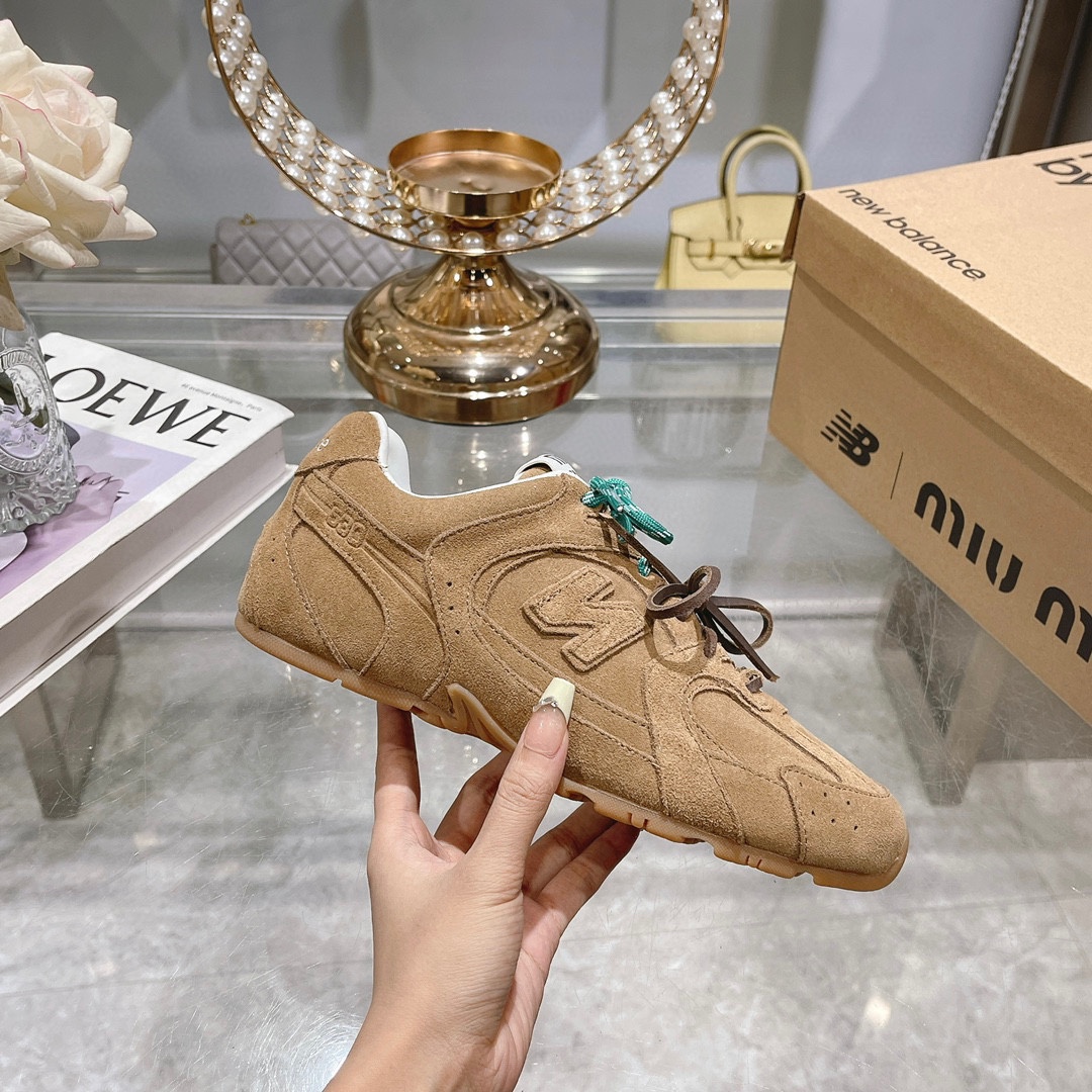 fábrica Miu Miu x New Balance NB530 Zapatillas deportivas casuales para pareja Zapatillas Forrest Gu