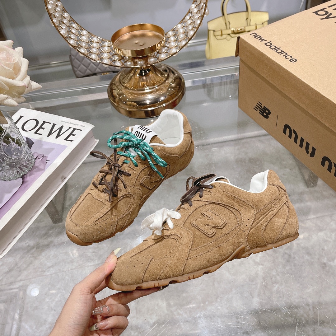 fábrica Miu Miu x New Balance NB530 Zapatillas deportivas casuales para pareja Zapatillas Forrest Gu