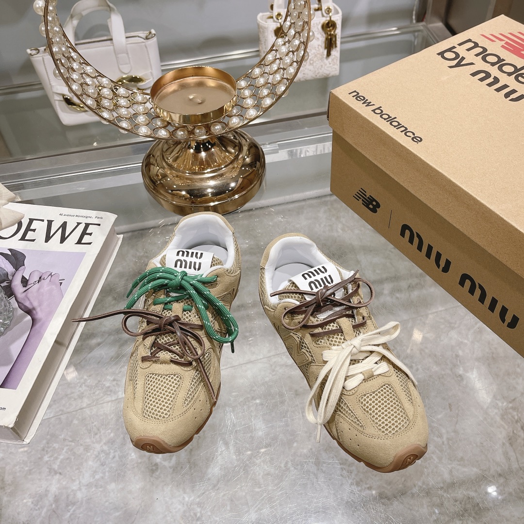 fábrica Miu Miu x New Balance NB530 Zapatillas deportivas casuales para pareja Zapatillas Forrest Gu