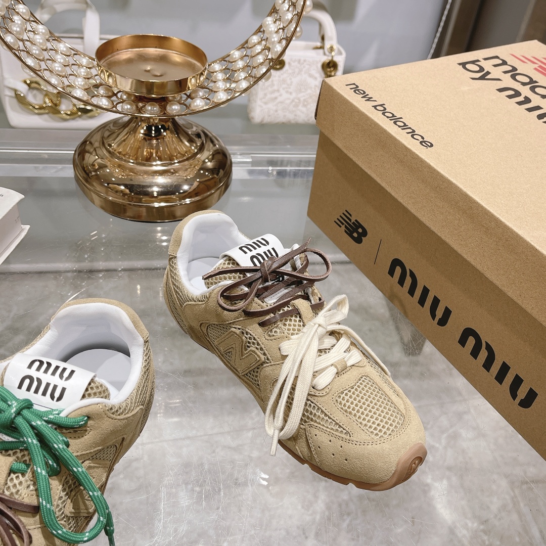 fábrica Miu Miu x New Balance NB530 Zapatillas deportivas casuales para pareja Zapatillas Forrest Gu