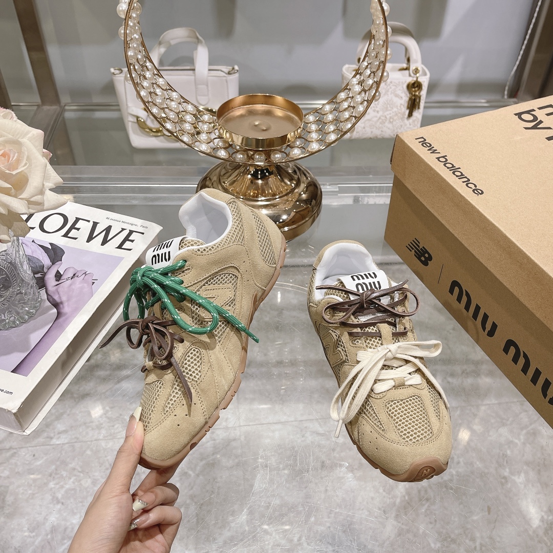 fábrica Miu Miu x New Balance NB530 Zapatillas deportivas casuales para pareja Zapatillas Forrest Gu