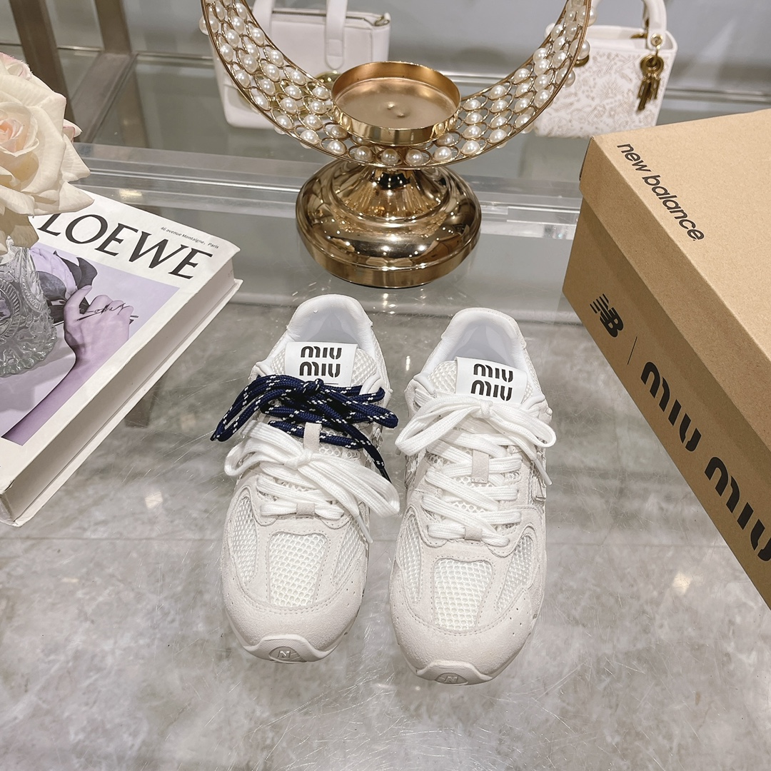 fábrica Miu Miu x New Balance NB530 Zapatillas deportivas casuales para pareja Zapatillas Forrest Gu