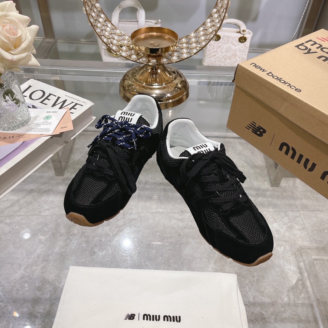 Fábrica Hombres Miu Miu x New Balance NB530 Zapatillas Deportivas Casual para Pareja Gump Shoes Germ