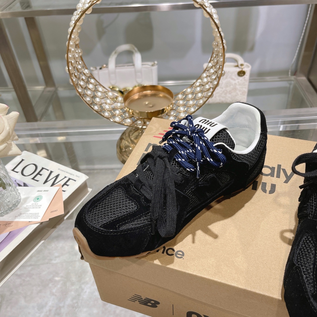 Fábrica Hombres Miu Miu x New Balance NB530 Zapatillas Deportivas Casual para Pareja Gump Shoes Germ
