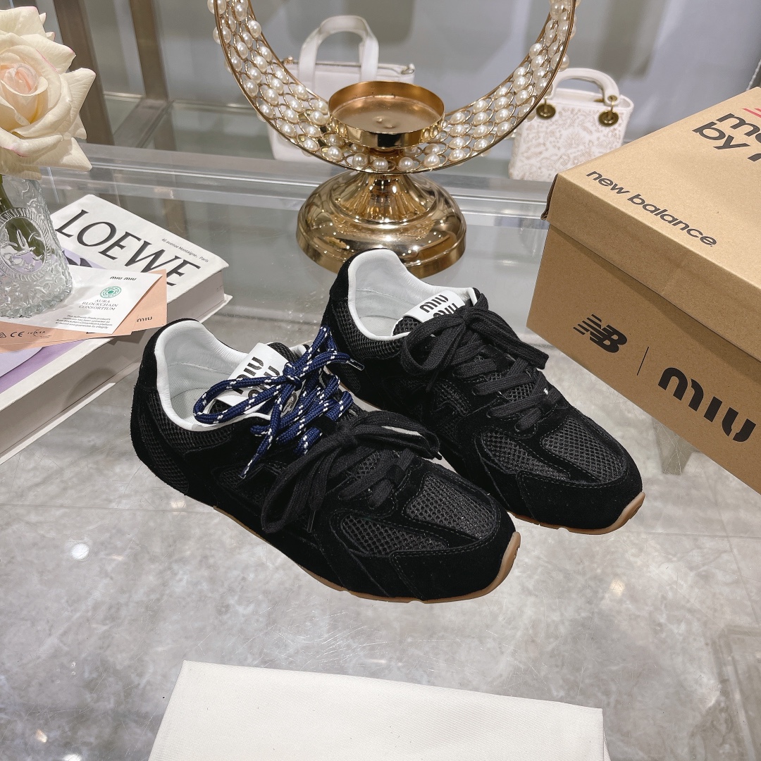 Fábrica Hombres Miu Miu x New Balance NB530 Zapatillas Deportivas Casual para Pareja Gump Shoes Germ
