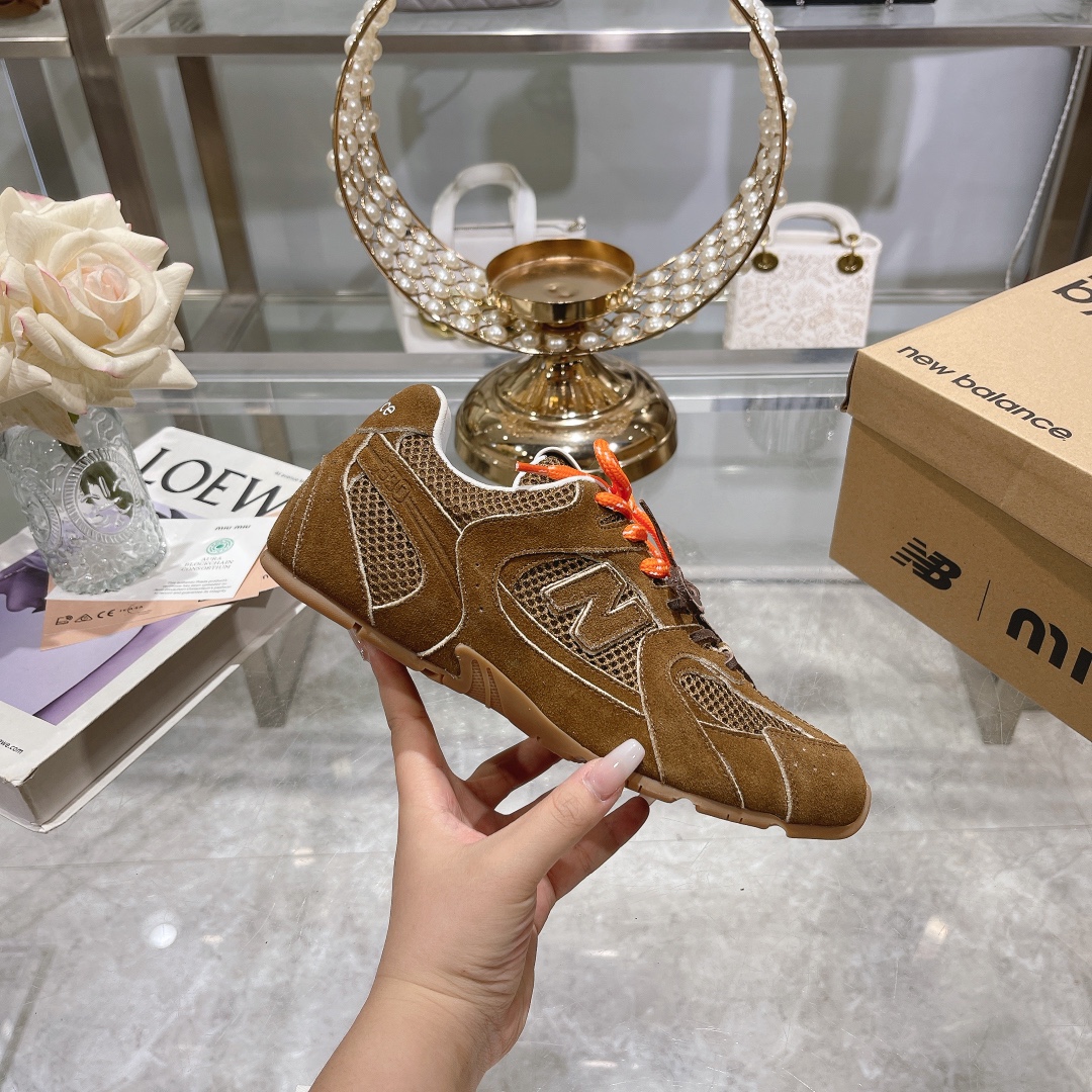 Fábrica Hombres Miu Miu x New Balance NB530 Zapatillas Deportivas Casual para Pareja Gump Shoes Germ