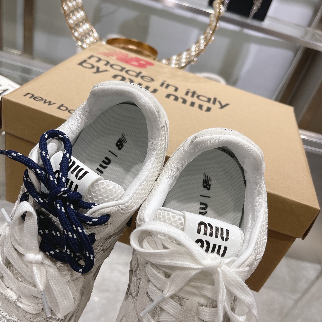 Fábrica Hombres Miu Miu x New Balance NB530 Zapatillas Deportivas Casual para Pareja Gump Shoes Germ