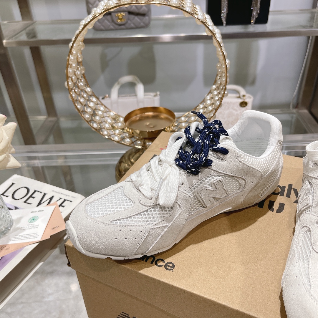 Fábrica Hombres Miu Miu x New Balance NB530 Zapatillas Deportivas Casual para Pareja Gump Shoes Germ
