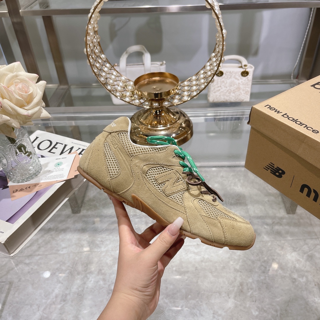 Fábrica Hombres Miu Miu x New Balance NB530 Zapatillas Deportivas Casual para Pareja Gump Shoes Germ