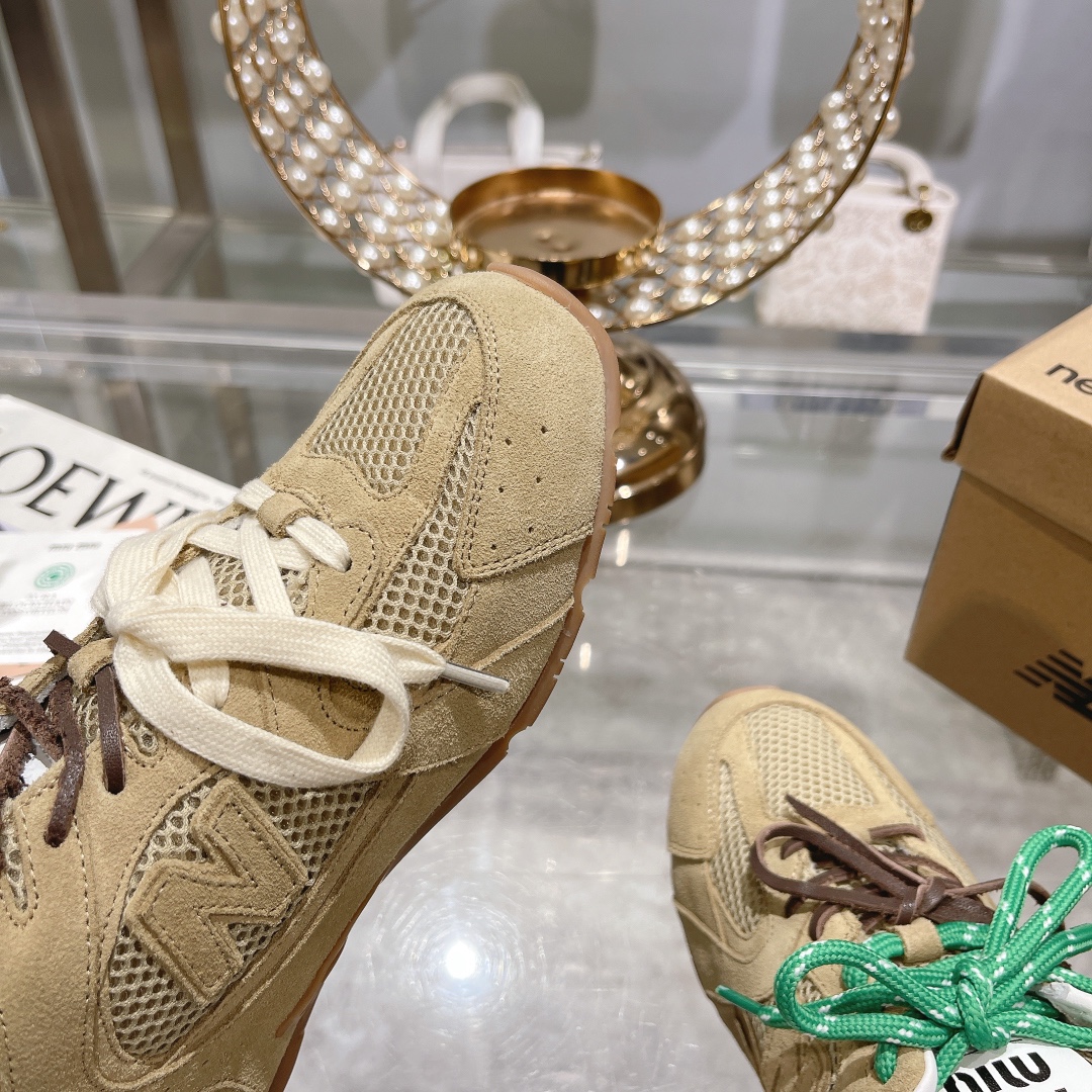 Fábrica Hombres Miu Miu x New Balance NB530 Zapatillas Deportivas Casual para Pareja Gump Shoes Germ