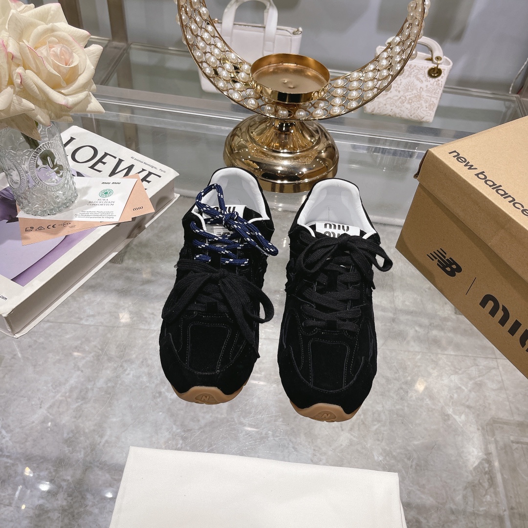 Fábrica Hombres Miu Miu x New Balance NB530 Zapatillas Deportivas Casual para Pareja Gump Shoes Germ
