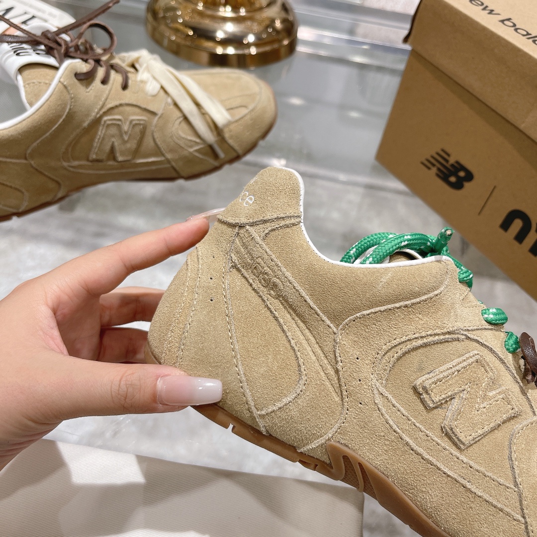 Fábrica Hombres Miu Miu x New Balance NB530 Zapatillas Deportivas Casual para Pareja Gump Shoes Germ