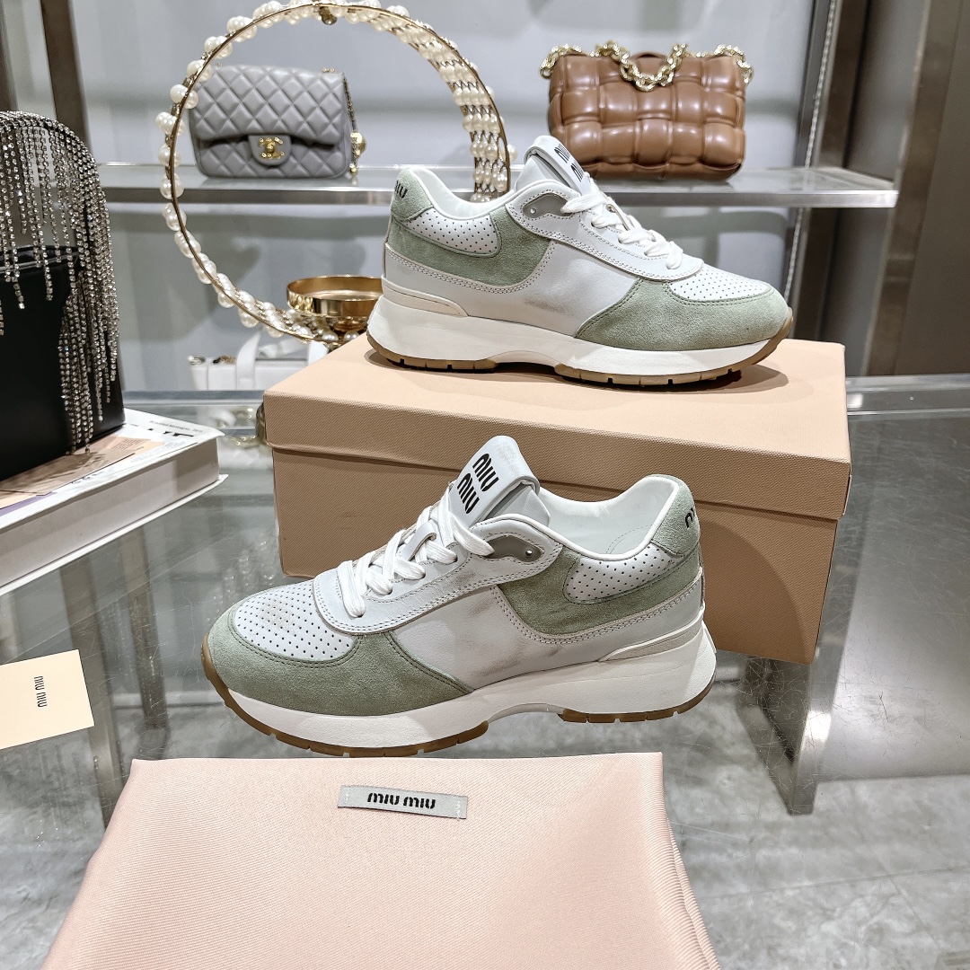 fábrica 2024ss nuevo viejo retro y de moda zapatos sucios zapatos blancos zapatos para correr zapato